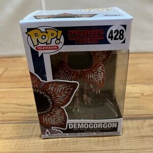 Funko Pop Demogorgon Figure with Brown and White Accents